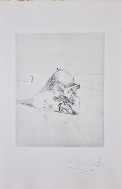 Salvador DALI (1904-1989)
Le bureaucrate,...