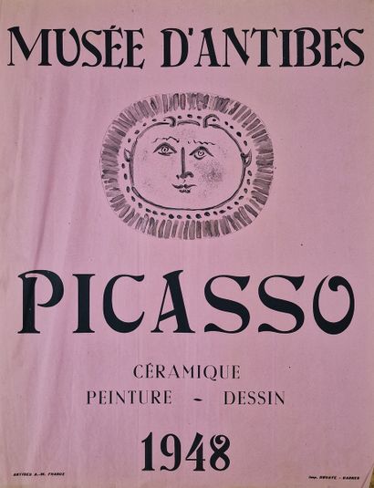 Pablo PICASSO (1881-1973)
AFFICHE D'EXPOSITION...