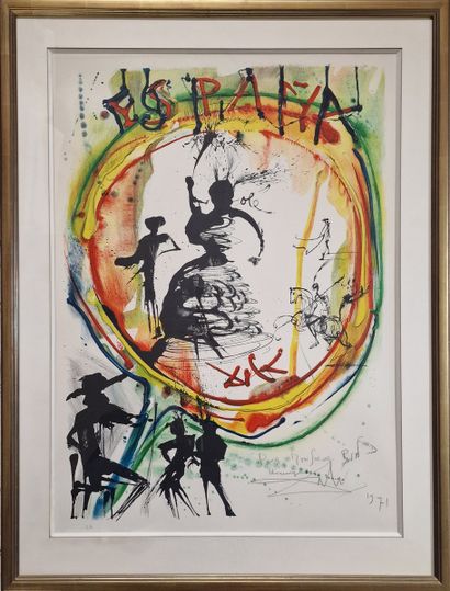 Salvador DALI (1904-1989)
Espana
LITHOGRAPHIE
Signée...