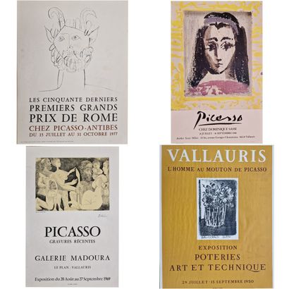 Ensemble d'AFFICHES D'EXPOSITION 
Prix de...