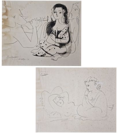 Pablo PICASSO (1881-1973)
Le concert & Deux...