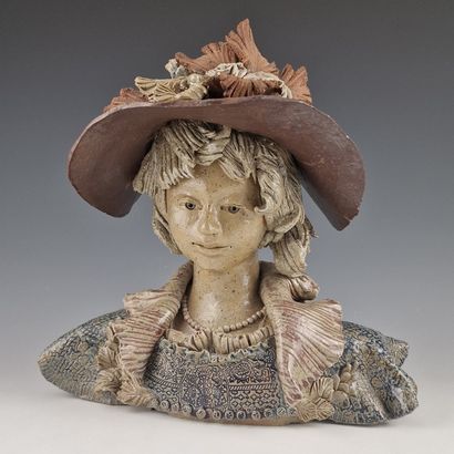 CONTEMPORARY SCHOOL
Woman with hat
Stamped...