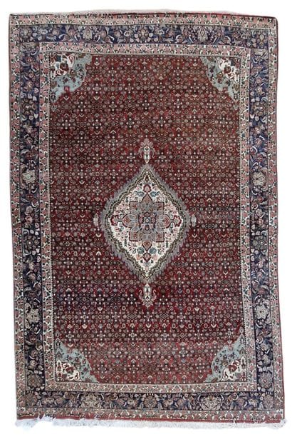TAPIS BAKHTIAR (chaine et trame en coton,...