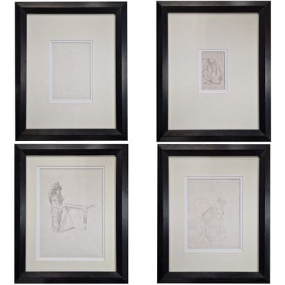 Jean-Louis FORAIN (1852-1931)
Quatre études...