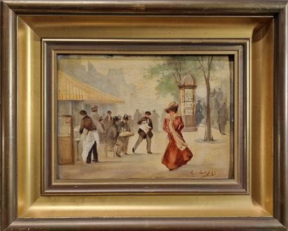 Léonie LEBAS (XIX-XXème)
Paris, élégante...