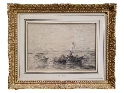 Félix ZIEM (1821-1911)
Barques de pêcheurs
PIERRE...
