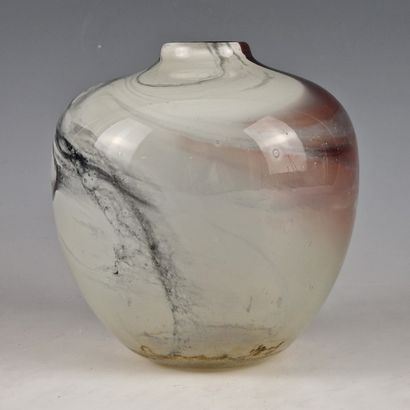 Claude MONOD (1944-1990) - VASE BOULE - 1980...