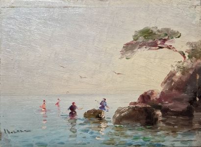 Louis NATTERO (1870-1915)
Les baigneuses,...
