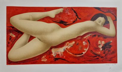 Alain BONNEFOIT (1937)
Nu allongé
LITHOGRAPHIE
Signée...