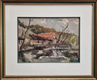 Fernand HERBO (1905–1995)
Buildings Along...