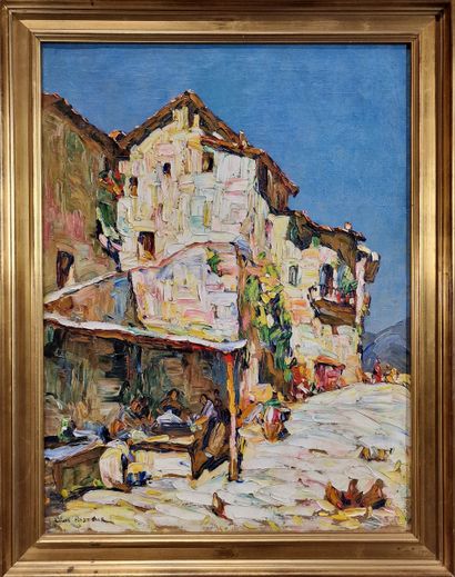 LOUIS PASTOUR (1876 - 1948) 
Le lavoir dans...