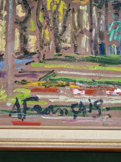 Anne FRANCAIS (1909-1995)
Cannes, jardins...