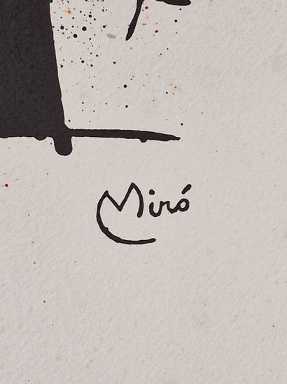 D'après Joan MIRO
Céramiques (Mourlot 928)...