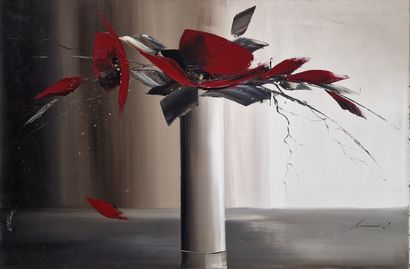 Olivier TRAMONI (Né en 1973)
Bouquet de fleurs
ACRYLIQUE...