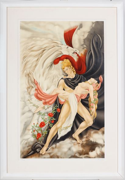 ANNE-LAN (XX-XXI)
Scène mythologique 
ESTAMPE...