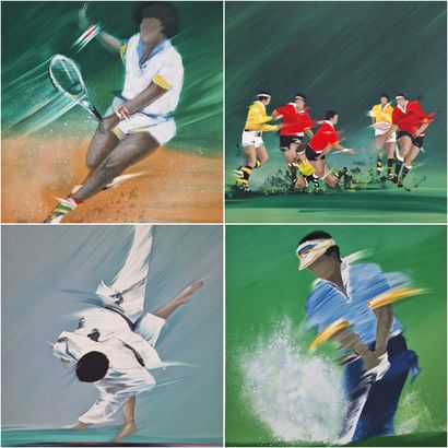 Victor SPAHN (Né en 1949)
Les sports (golf,...