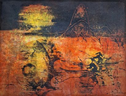 Dang LEBADANG (1921-2015)
Barque et pêcheur...