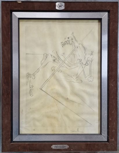 Salvador DALI (1904-1989)
Le soleil couchant...d'après...