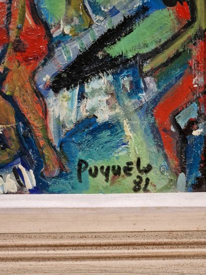 Lucien PUYUELO (1927-2003)
Joute à Sète -...