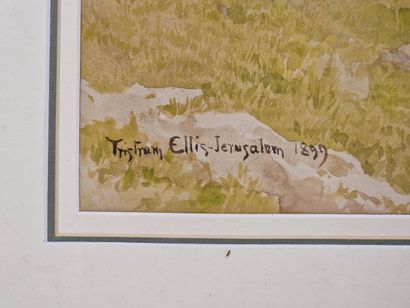 Tristam James ELLIS (1844-1922)
Vue de Jérusalem...