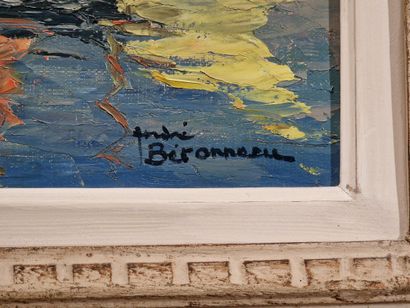 André BERONNEAU (1886-1973)
Barque de pêcheurs...