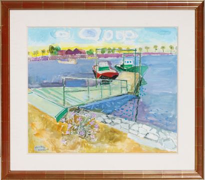 Edouard Georges MAC-AVOY (1905-1991)
Le ponton...