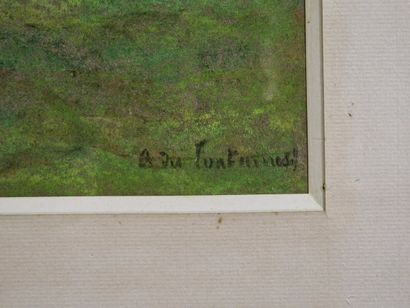André DES FONTAINES (1869–1910)
Country Landscape
PASTEL
Signed...
