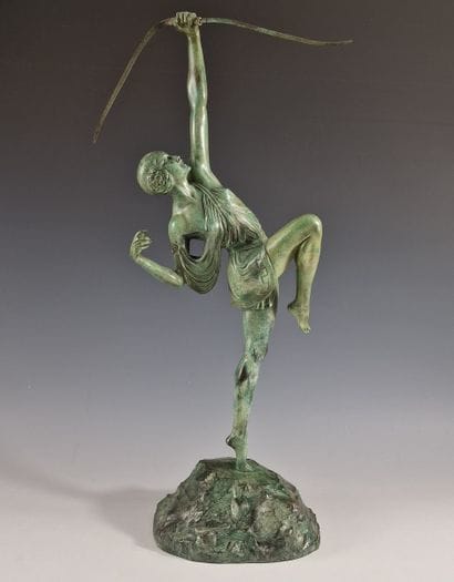 Pierre LE FAGAYS (1892-1962)
Danseuse à l’arc
BRONZE...