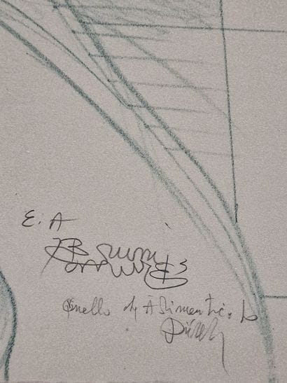 Bruno BRUNI (Né en 1935)
Sans titre 
LITHOGRAPHIE...