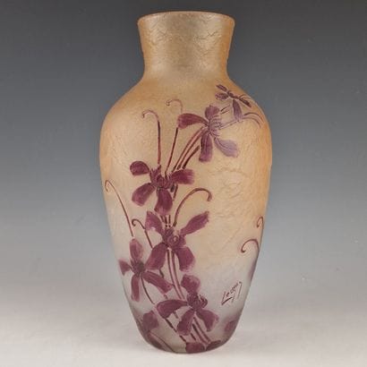 LEGRAS - VASE BALUSTRE MODELE 