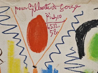 D'après Pablo PICASSO 
L'Atelier de Cannes
LITHOGRAPHIE...