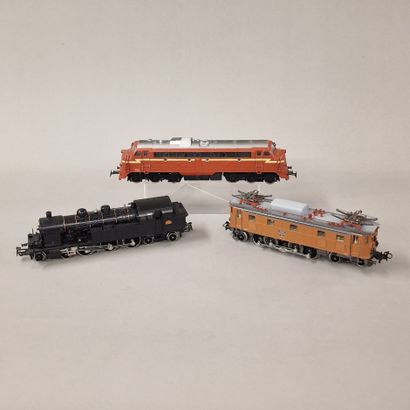 MARKLIN : DEUX MOTRICES une loco-tender,...
