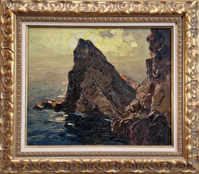 Laurent MATTIO (1892-1965)
Côte rocheuse...
