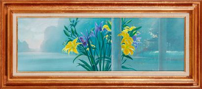 Henri Alain LESPRIT (1933)
Iris and Lilies
OIL...