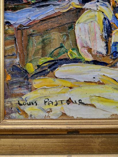 LOUIS PASTOUR (1876 - 1948) 
Le lavoir dans...