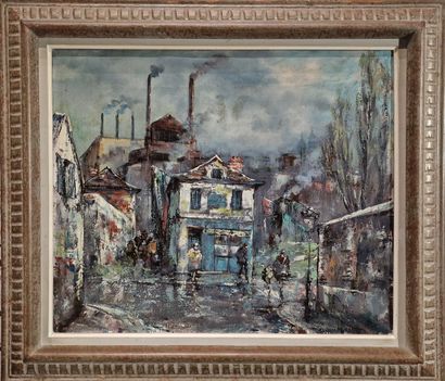 Raymond BESSE (1899-1969)
Banlieue Nord
HUILE...