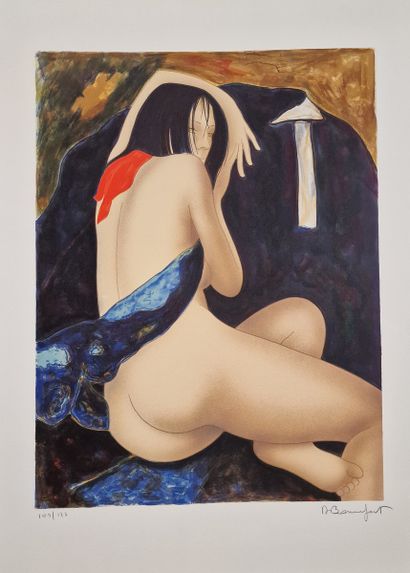 Alain BONNEFOIT (1937)
Nu de dos
LITHOGRAPHIE
Signée...