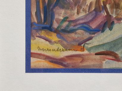 Marcel ARNAUD (1877–1956)
View of a Path
GOUACHE...
