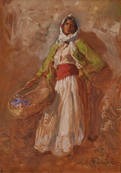 Nicolae VERMONT (1866-1932) 
Portrait d'une...