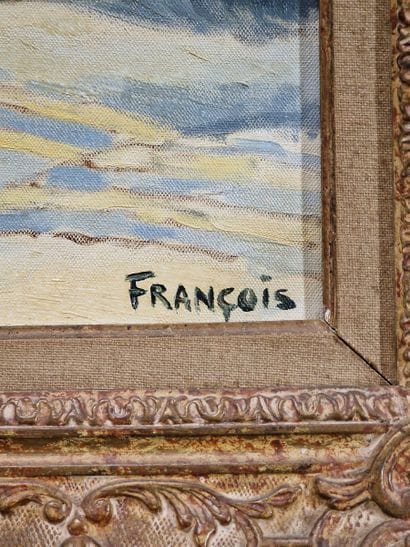 Marcel FRANCOIS (1908-1987)
Bouquet de camélias
HUILE...