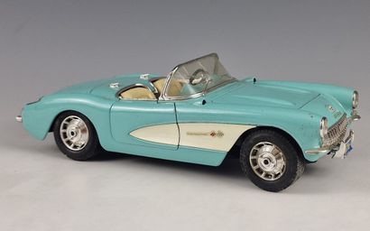 Modélisme voiture - Cabriolet bleu ciel et...