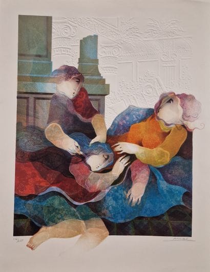 Alvar SUNOL MUNOZ RAMOS (1935)
Le sommeil
ESTAMPE
Signée...