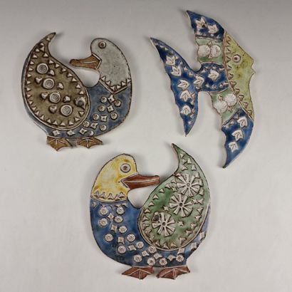 Robert PEROT (1931-2003) - TROIS APPLIQUES...