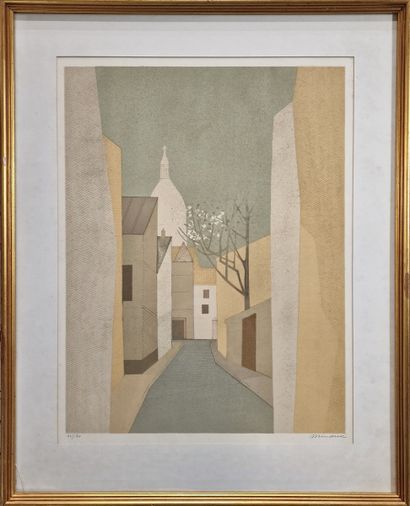 André MINAUX (1923-1986)
Village
LITHOGRAPHIE...