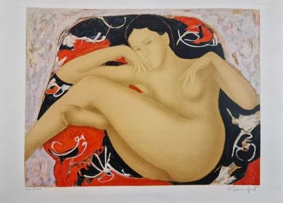 Alain BONNEFOIT (1937)
Nu de face
LITHOGRAPHIE
Signée...