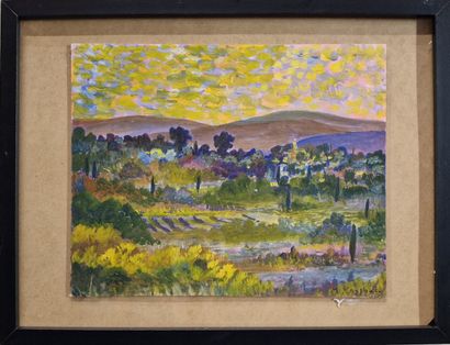 M. CONSTANT (20th Century)
Landscape with...
