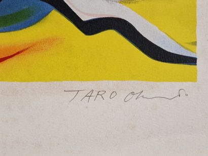 Taro OKAMOTO (1911–1996)
Sun, Face 
LITHOGRAPH
Signed...