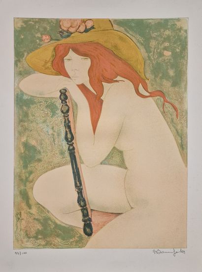 Alain BONNEFOIT (1937)
Nu au chapeau
LITHOGRAPHIE
Signée...