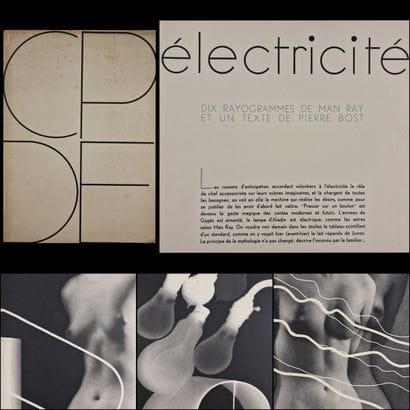 MAN RAY (1890-1976) - ELECTRICITE (dit Rayogrammes...