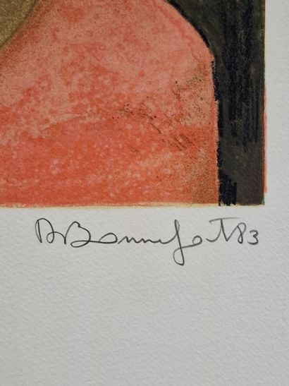 Alain BONNEFOIT (1937)
Nu de dos
LITHOGRAPHIE
Signée...